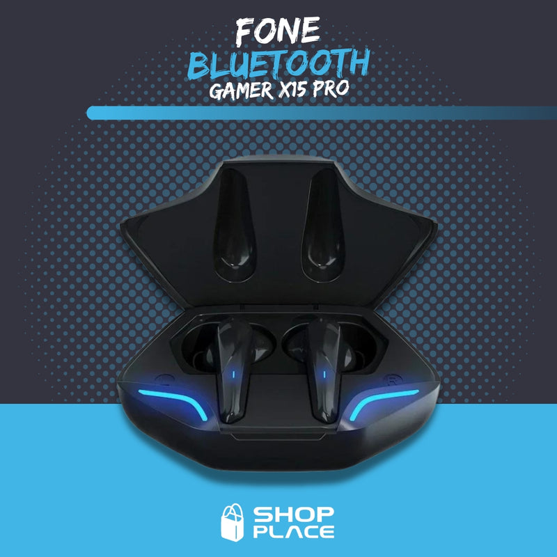 Fone de Ouvido Bluetooth Gamer X15 Pro