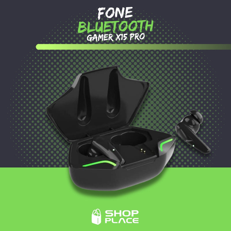 Fone de Ouvido Bluetooth Gamer X15 Pro